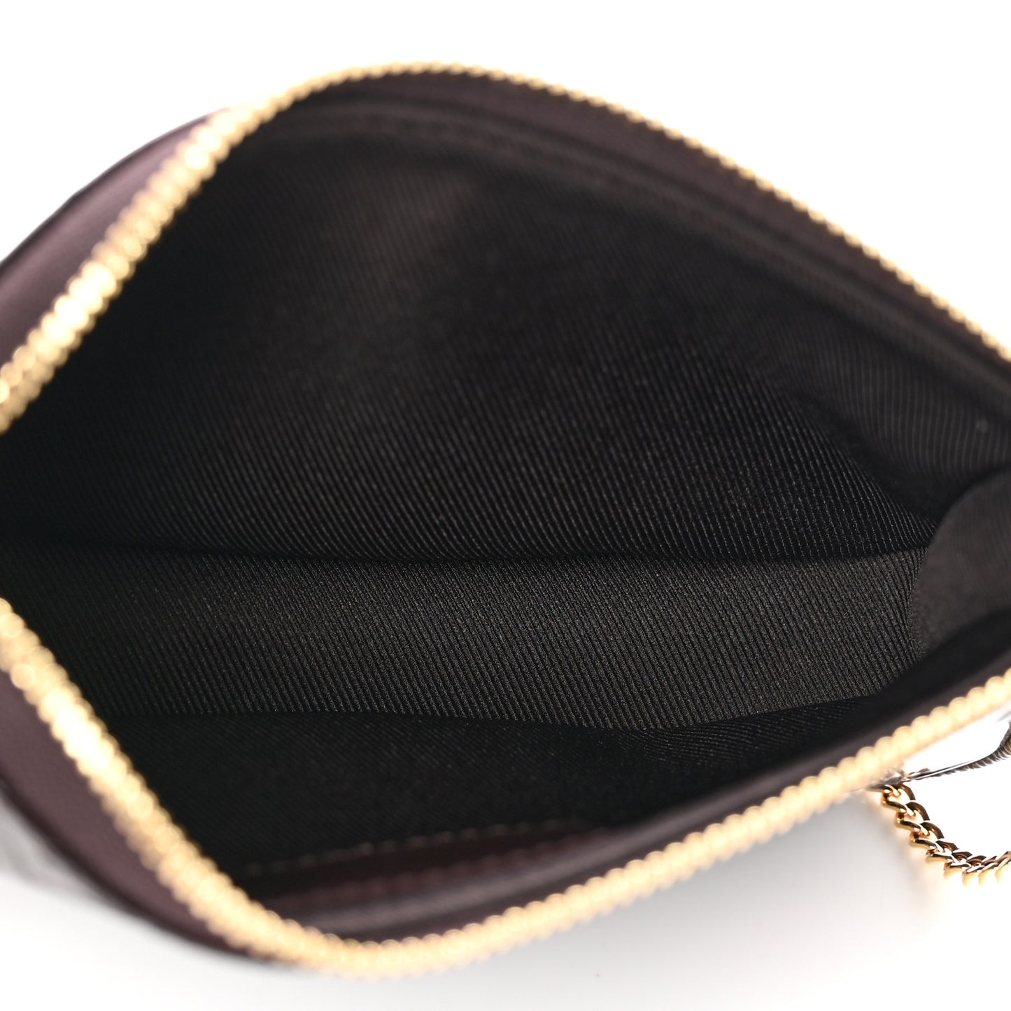 Vernis Monogram Mini Pochette Accessories Amarante