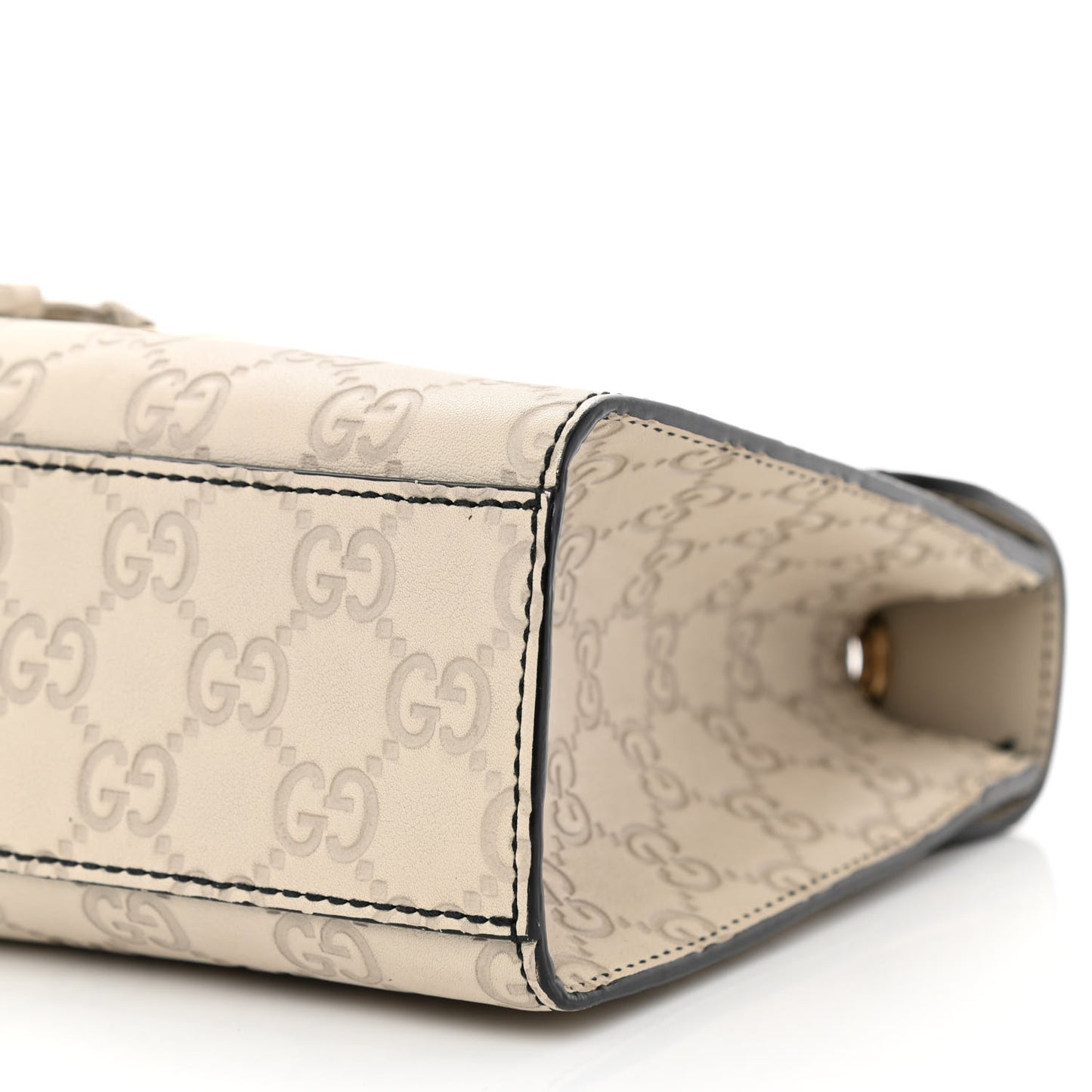 Guccissima Signature Medium Emily Chain Shoulder Bag Mystic White