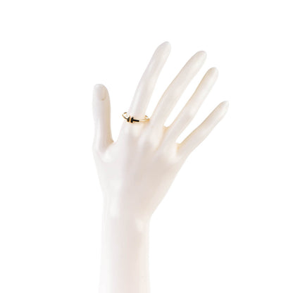 Tiffany 18K Yellow Gold T Wire Ring 10 2 of 4