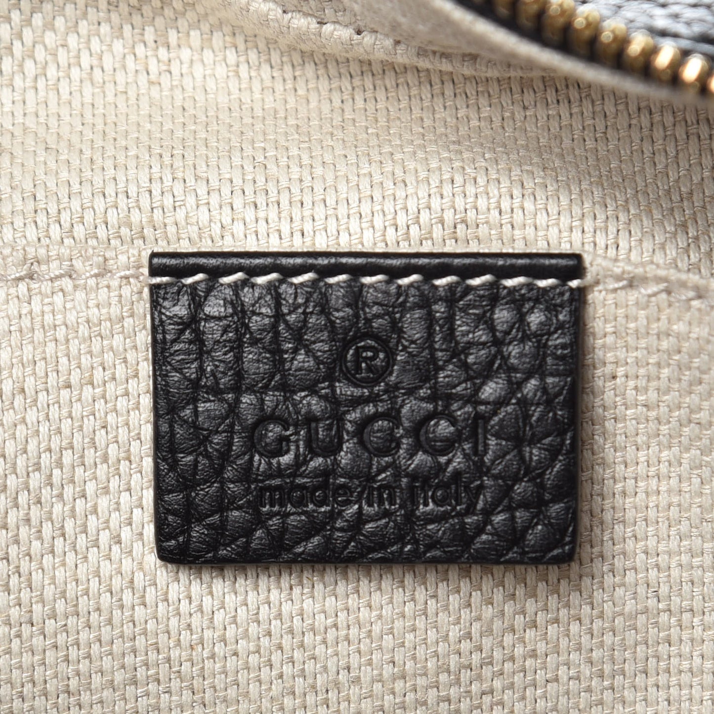 Pebbled Calfskin Small Soho Disco Bag Black