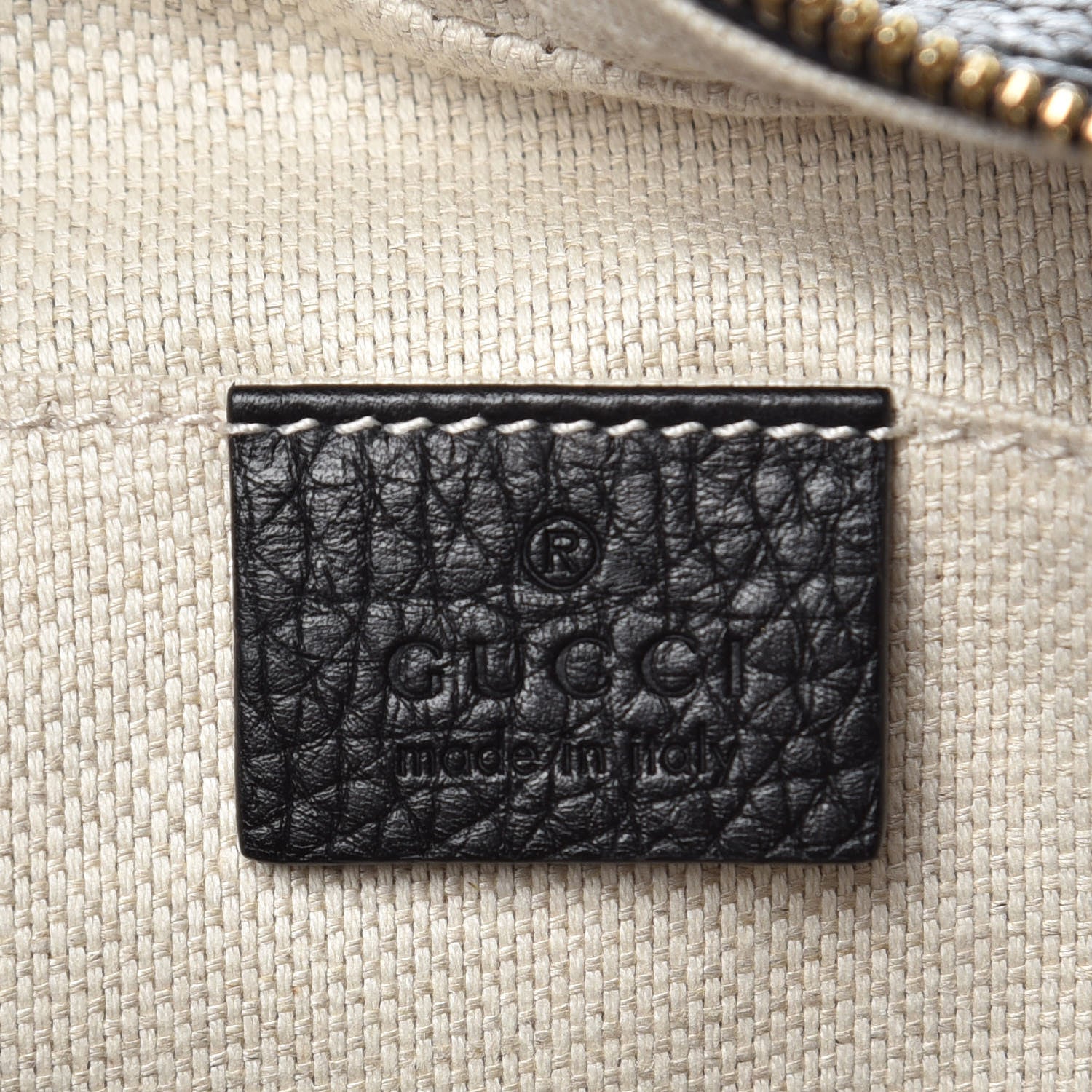Gucci Pebbled Calfskin Small Soho Disco Bag Black 6 of 7