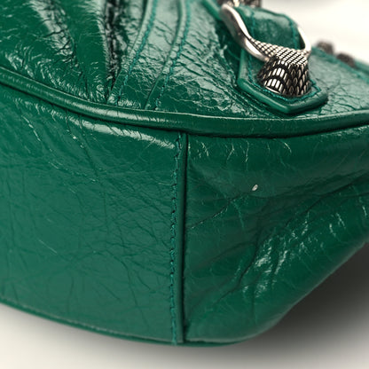 Balenciaga Agneau Arena XS Le Cagole Shoulder Bag Jade 9 of 9