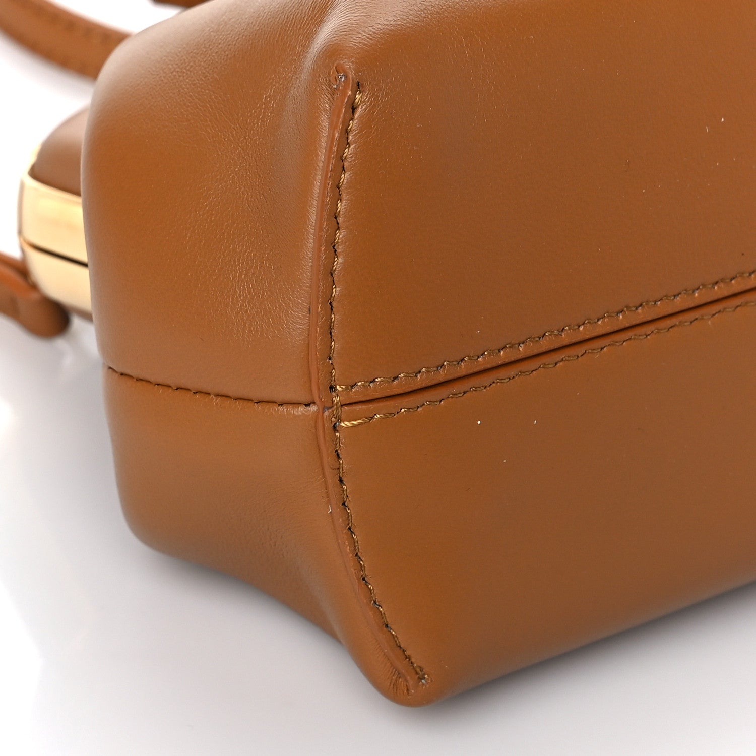 Fendi Shiny Nappa Small Fendi First Caramello 8 of 10