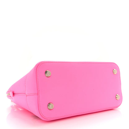 Balenciaga Signature Grained Calfskin Logo M Ville Top Handle Bag Rose Bubblegum Black 4 of 19