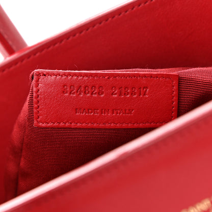 Saint Laurent Calfskin Small Sac De Jour Lipstick Red 8 of 12