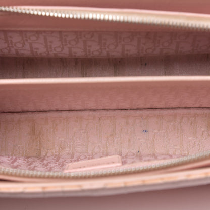 Christian Dior Calfskin Cannage Stitched East West Lady Dior Rose Clair 10 of 21