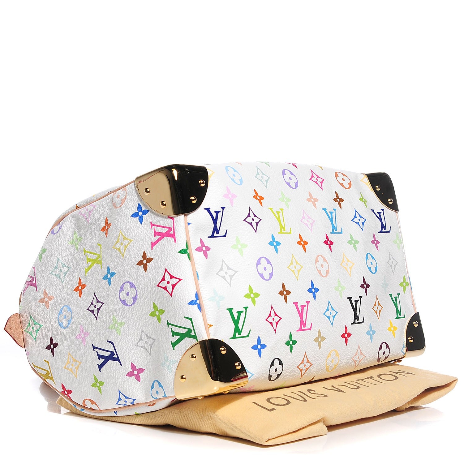Louis Vuitton Monogram Multicolor Speedy 30 White 4 of 7