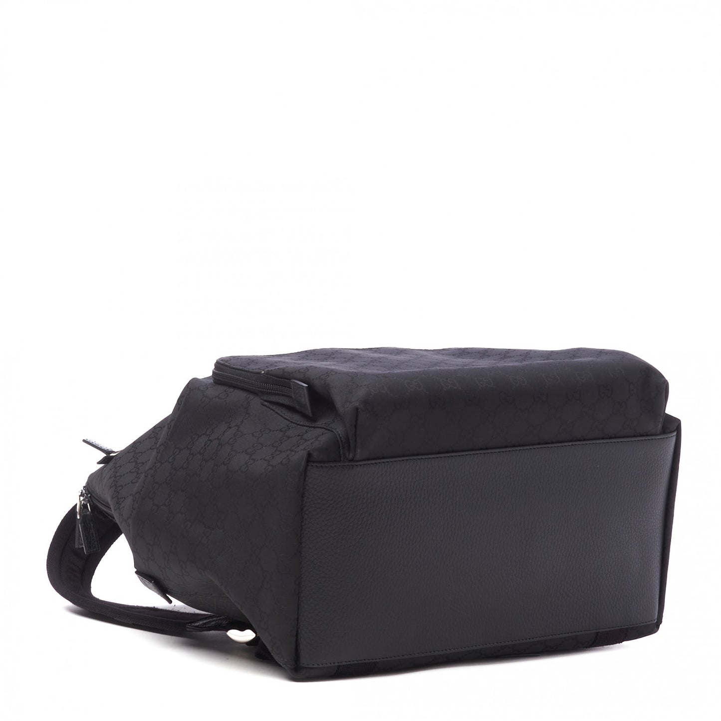 Nylon Monogram Medium Backpack Black