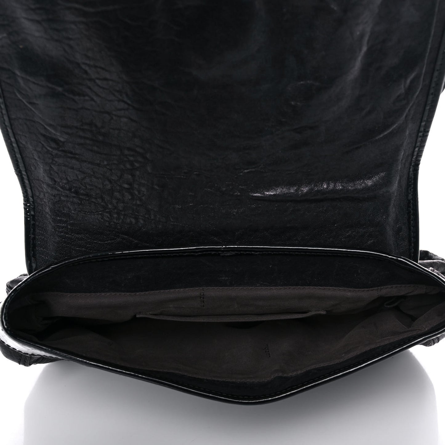 Nappa Patent B Bag Black