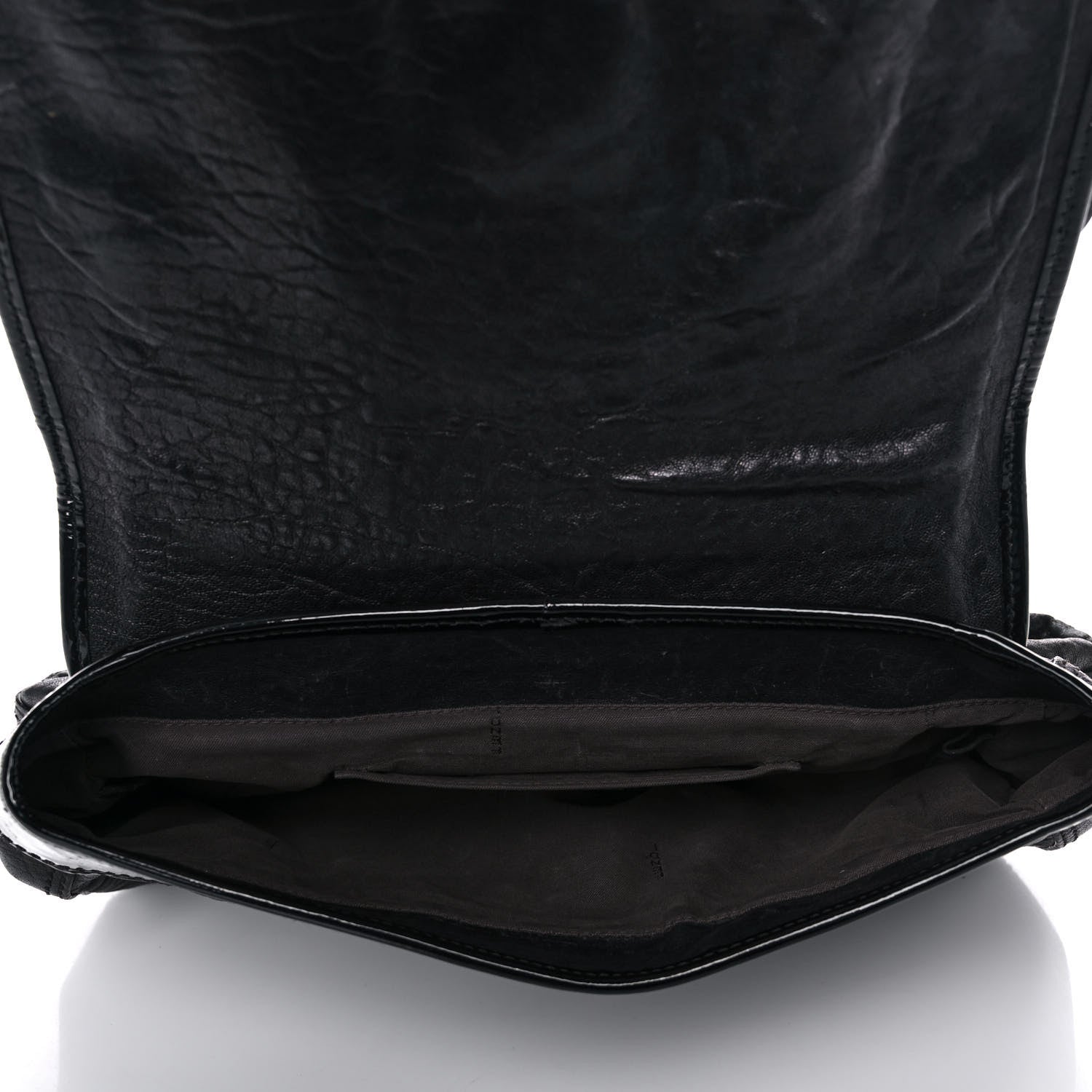 Fendi Nappa Patent B Bag Black 10 of 14