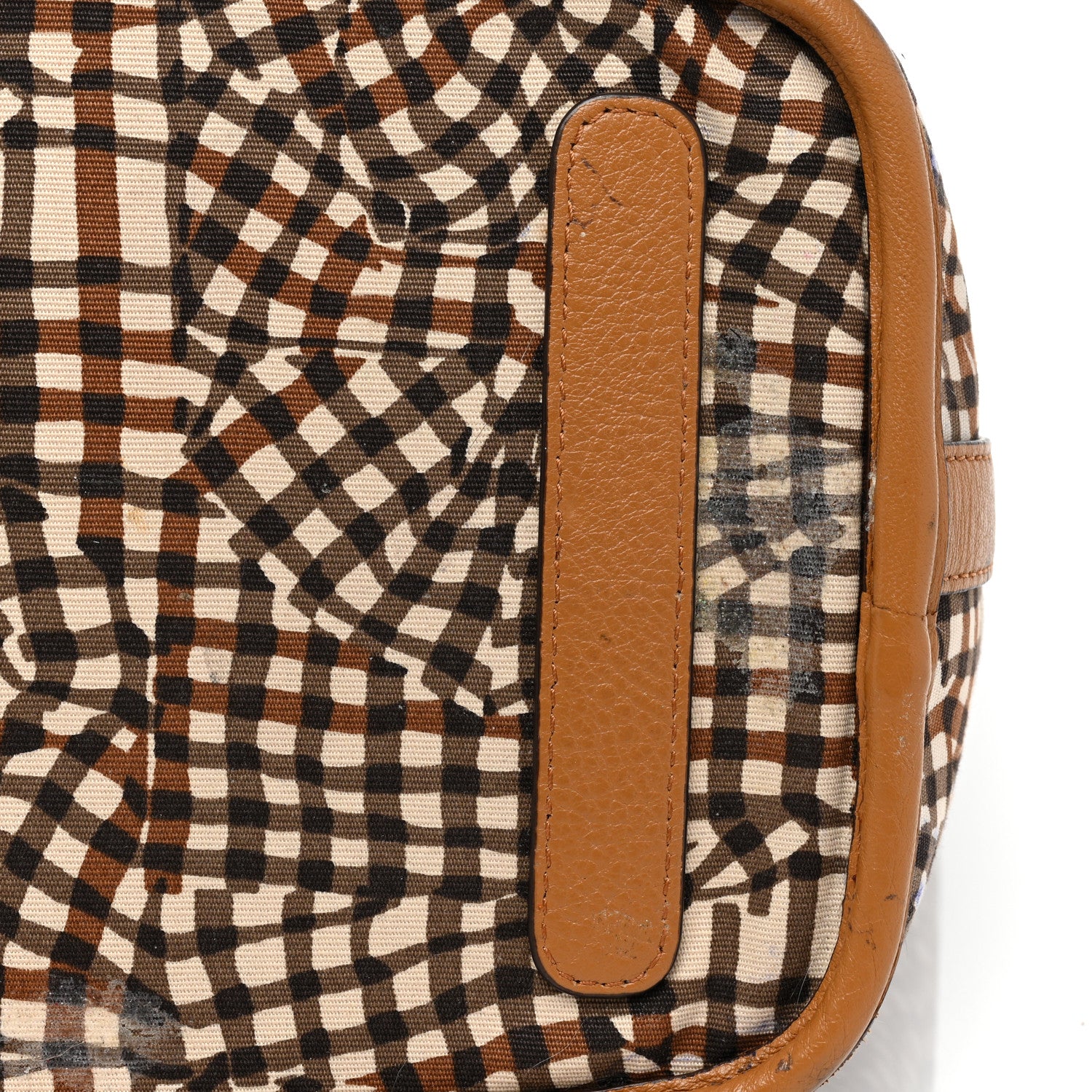 MCM Visetos Medium Liz Reversible Shopper Tote Cognac 22 of 23