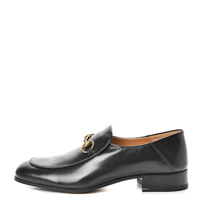 Gucci Goatskin Mens Horsebit Loafers 8 Black 1 of 8