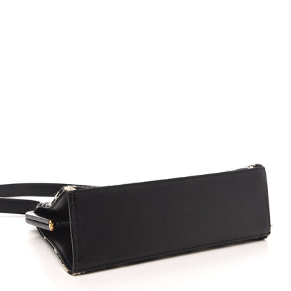 Burberry Wool Plaid Check Frame Bag Black 4 of 10