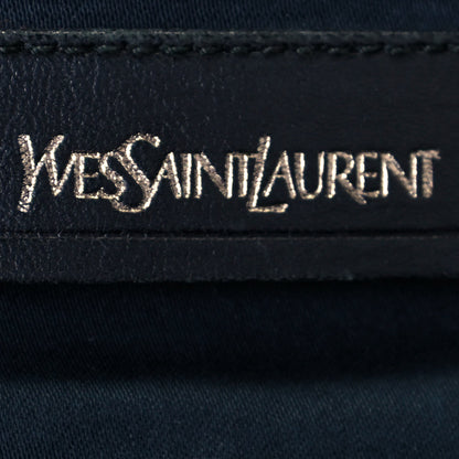Saint Laurent Textured Patent Medium Easy Y Bag Navy 4 of 9