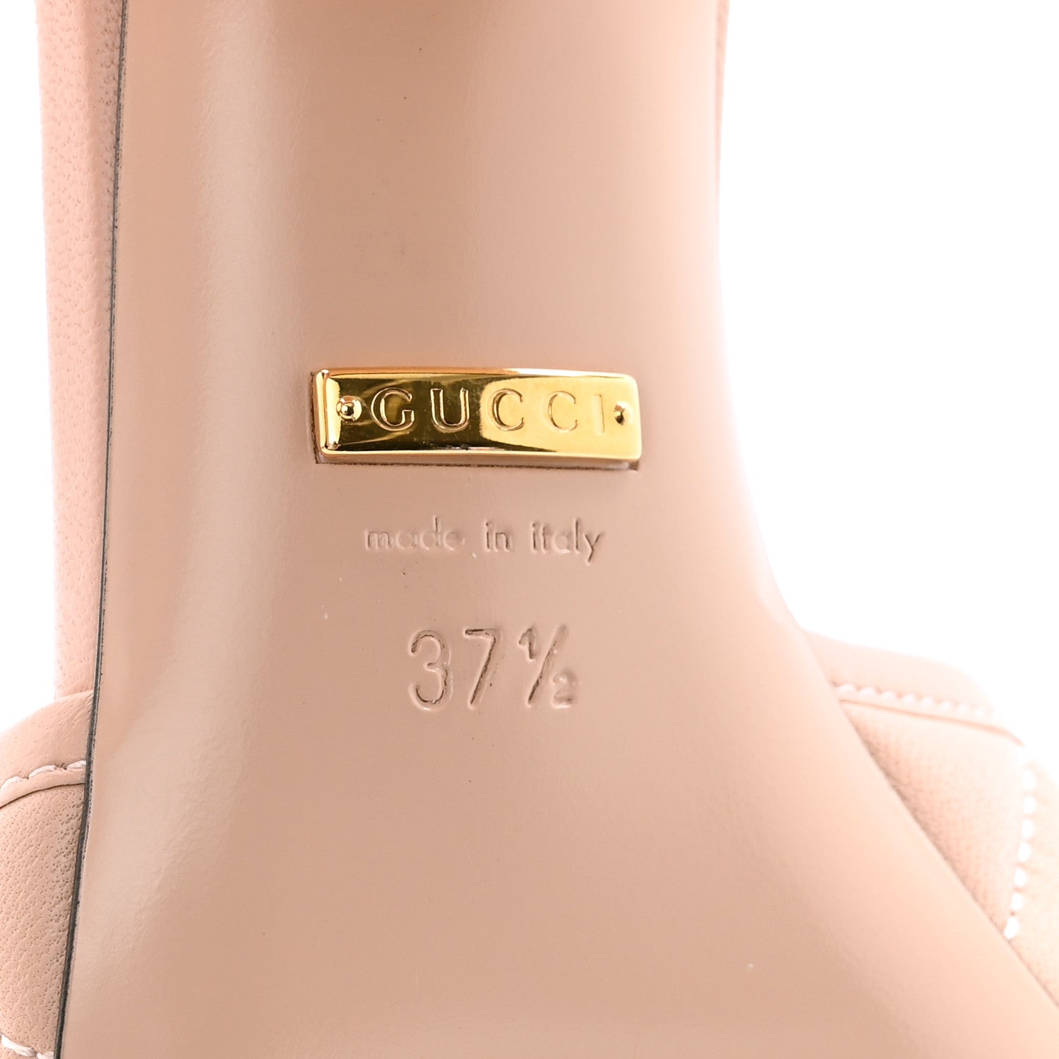 Gucci Nappa Matelasse GG Marmont 55mm Slide Sandals 37.5 Skin Rose 7 of 10