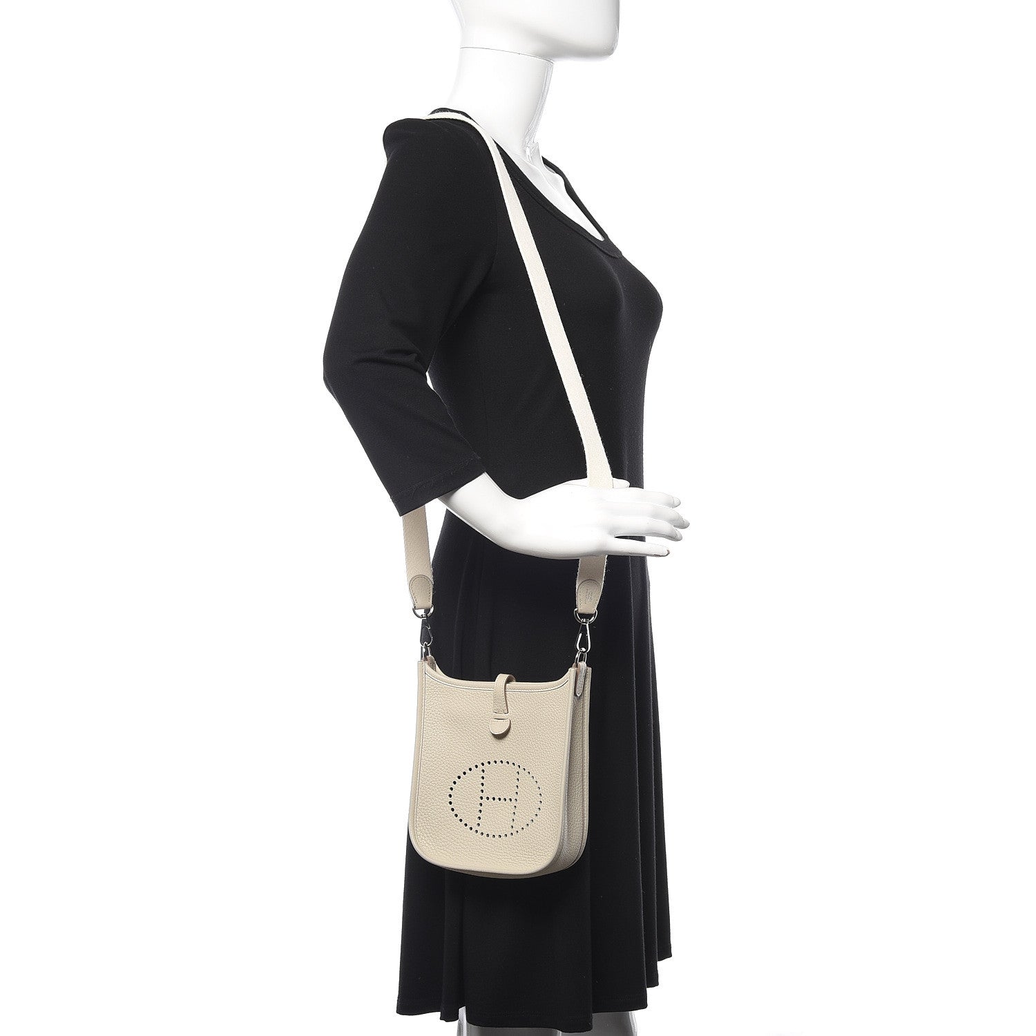 Hermes Taurillon Clemence Amazone Evelyne TPM Beton 2 of 11