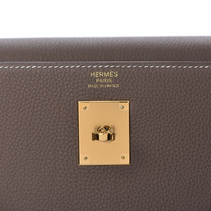 Hermes Togo Kelly Retourne 32 Etoupe 26 of 40