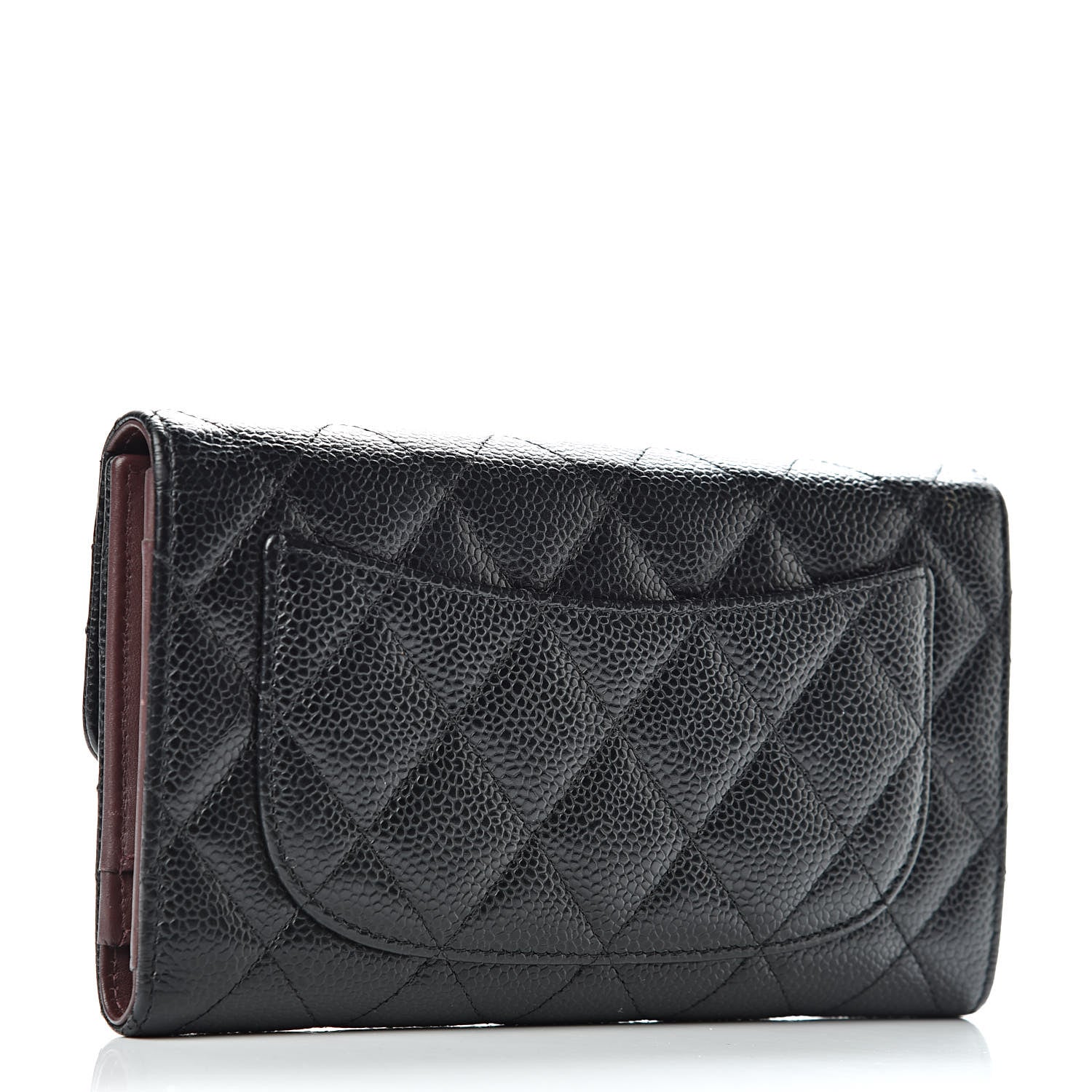 Chanel Caviar Quilted Large Flap Wallet Black 3 of 11