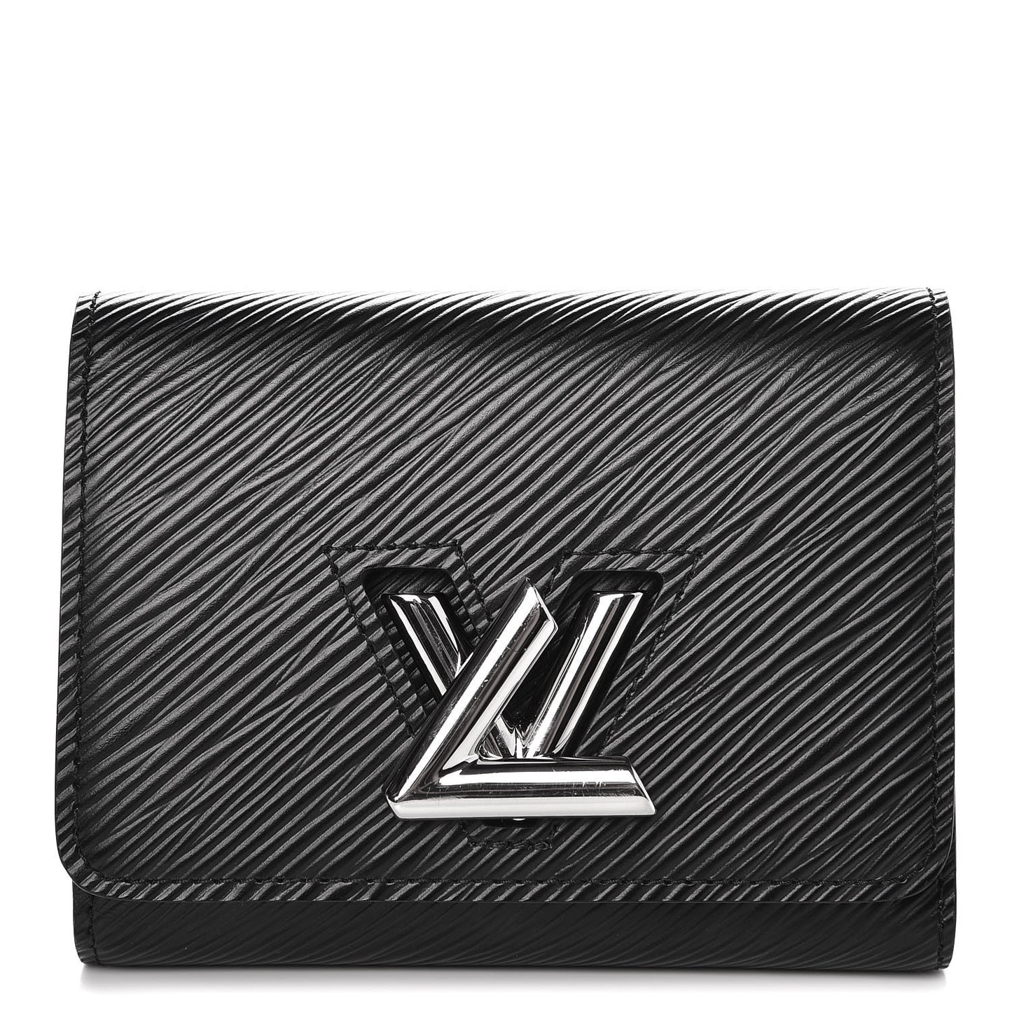 Epi Twist Compact Wallet Black