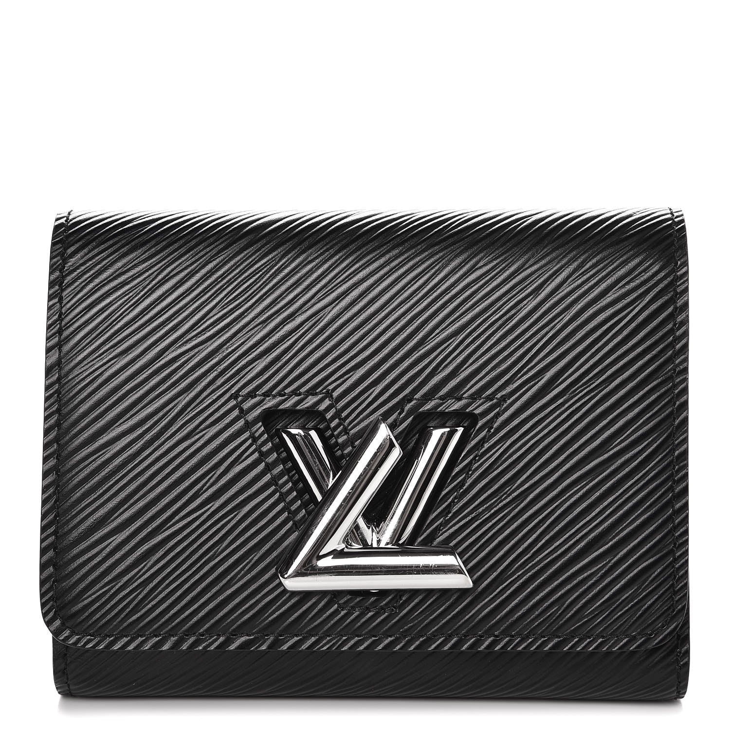 Louis Vuitton Epi Twist Compact Wallet Black 1 of 7