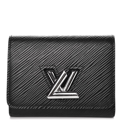 Louis Vuitton Epi Twist Compact Wallet Black 1 of 7