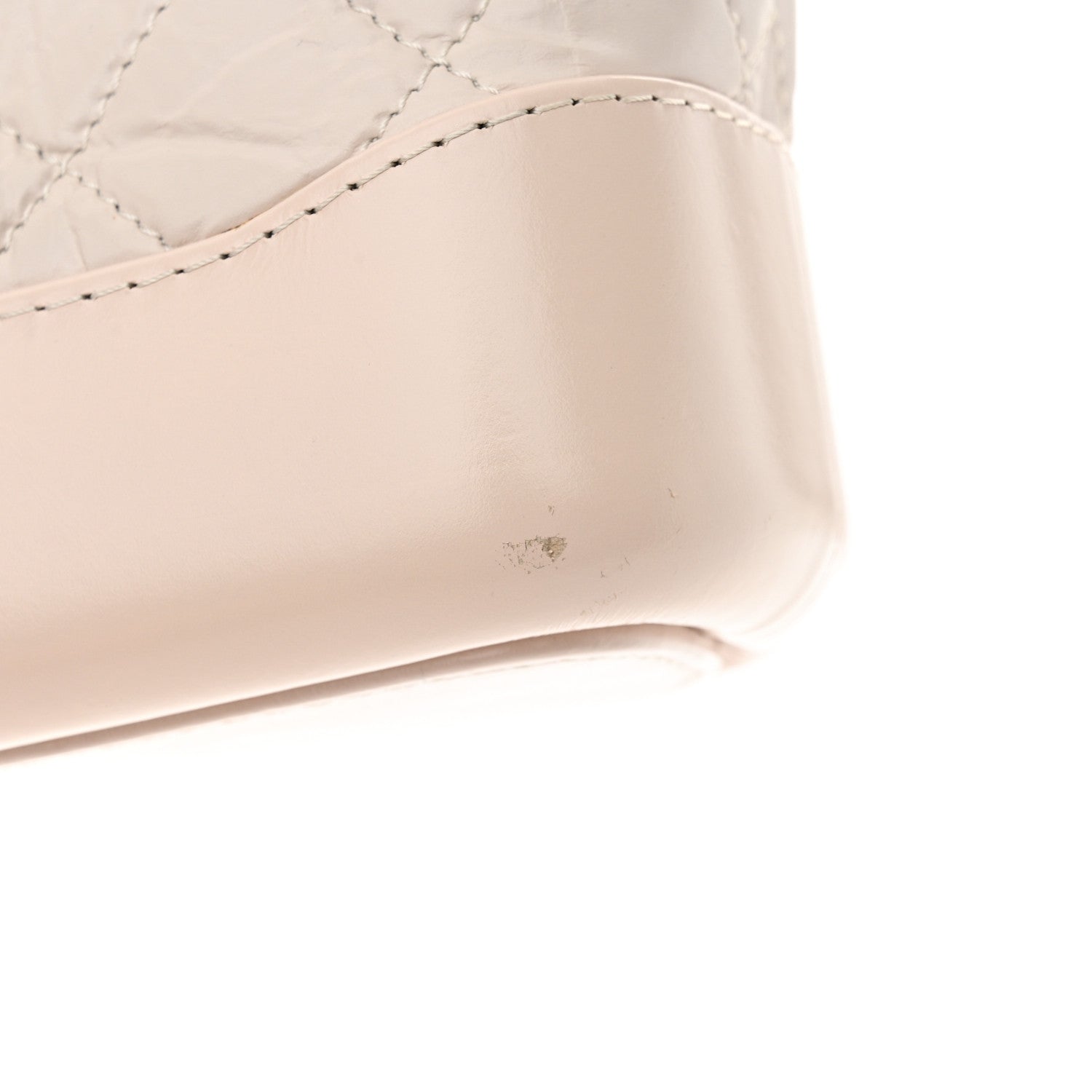 Chanel Aged Calfskin Quilted Small Gabrielle Hobo Light Pink 10 of 10