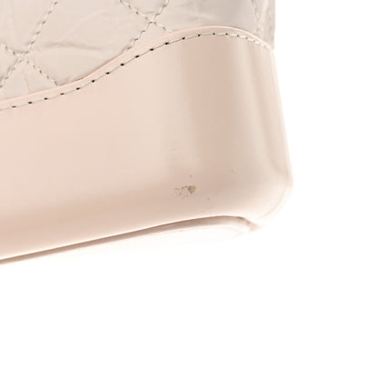 Chanel Aged Calfskin Quilted Small Gabrielle Hobo Light Pink 10 of 10