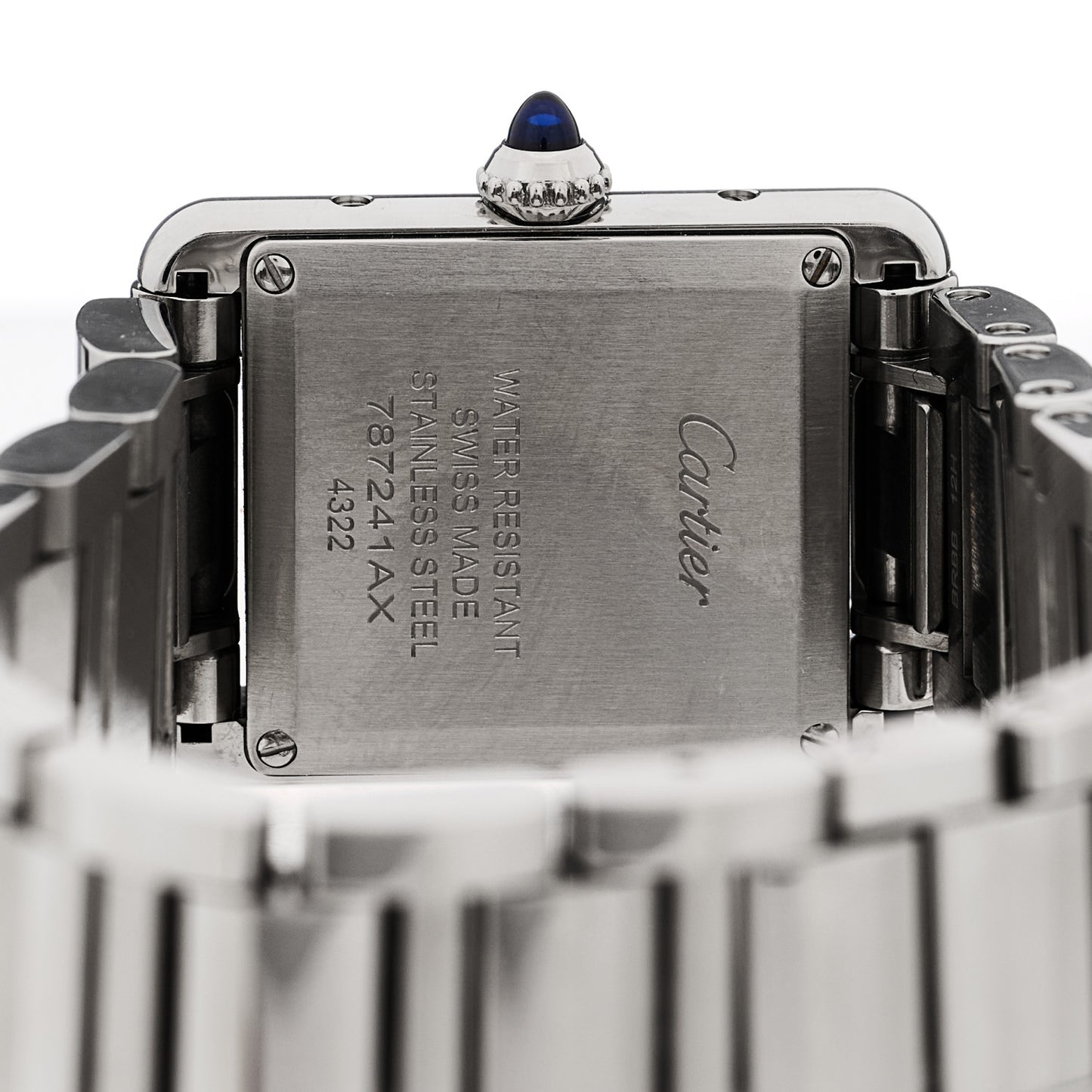 Stainless Steel 22mm Tank Must Quartz Watch
