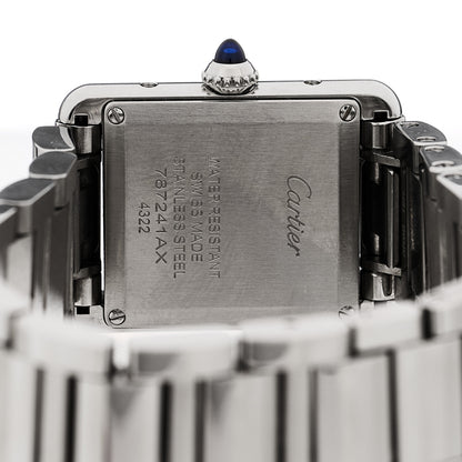 Cartier Stainless Steel 22mm Tank Must Quartz Watch 4 of 5