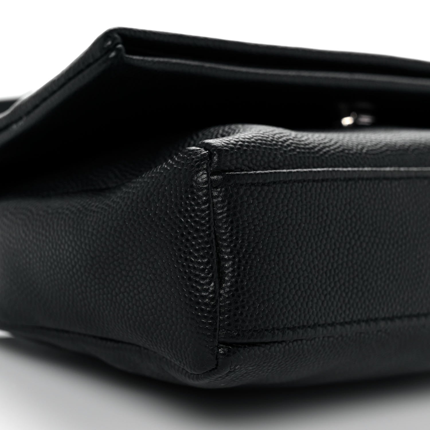 Saint Laurent Grain De Poudre Monogram Toy West Hollywood Fold-Over Bag Black 8 of 9