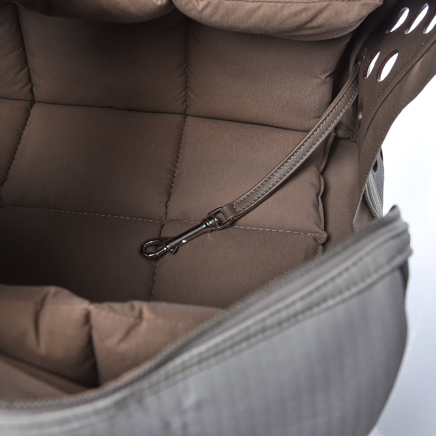 Hermes Toile Buffle Skipper TouTou Pet Carrier Etoupe 10 of 13