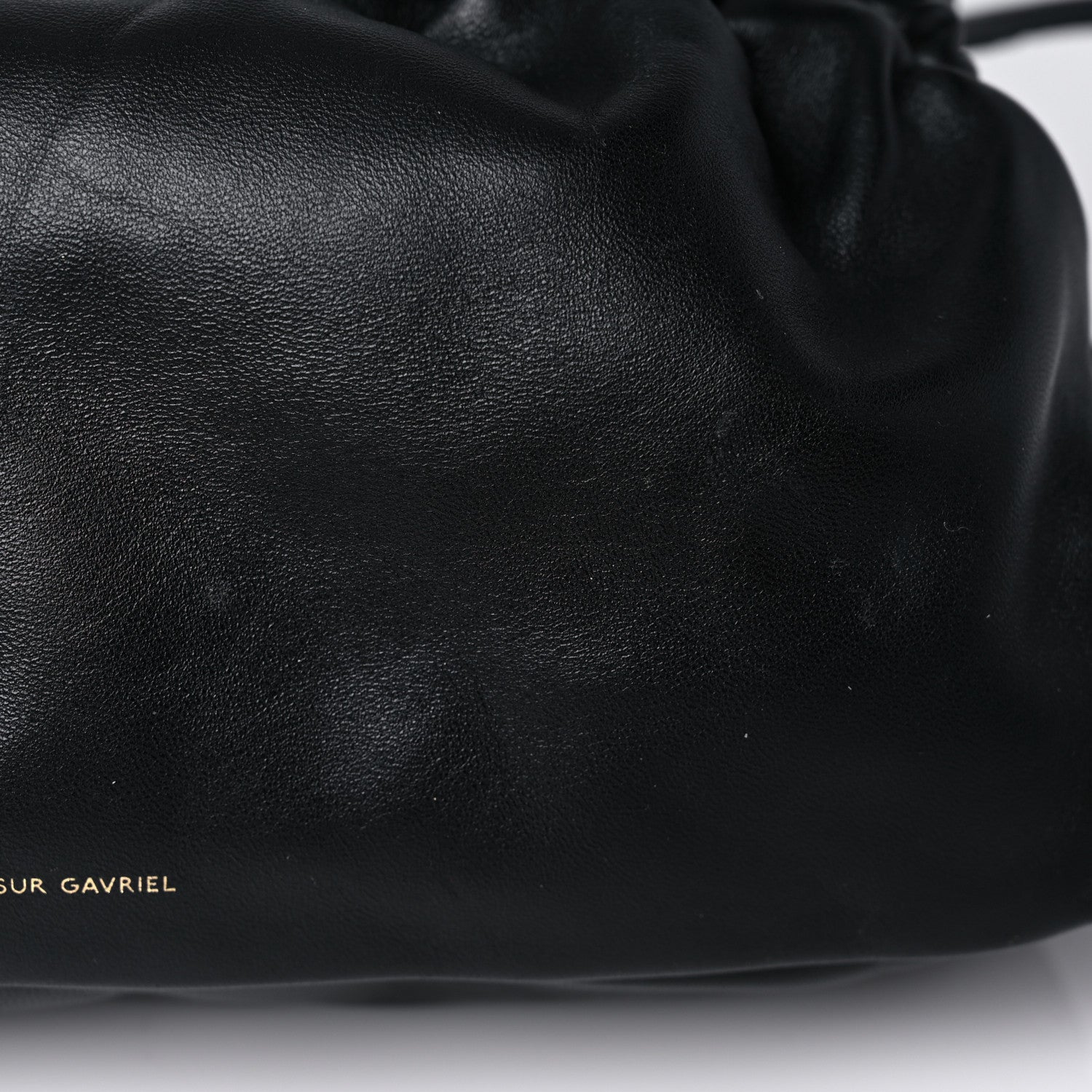 Mansur Gavriel Lambskin Mini Cloud Clutch Black Flamma 13 of 13