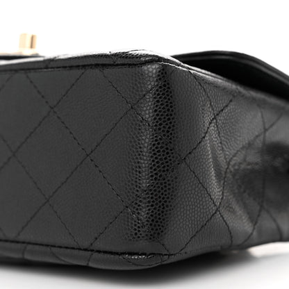 Chanel Caviar Quilted Mini Rectangular Flap Black 10 of 11