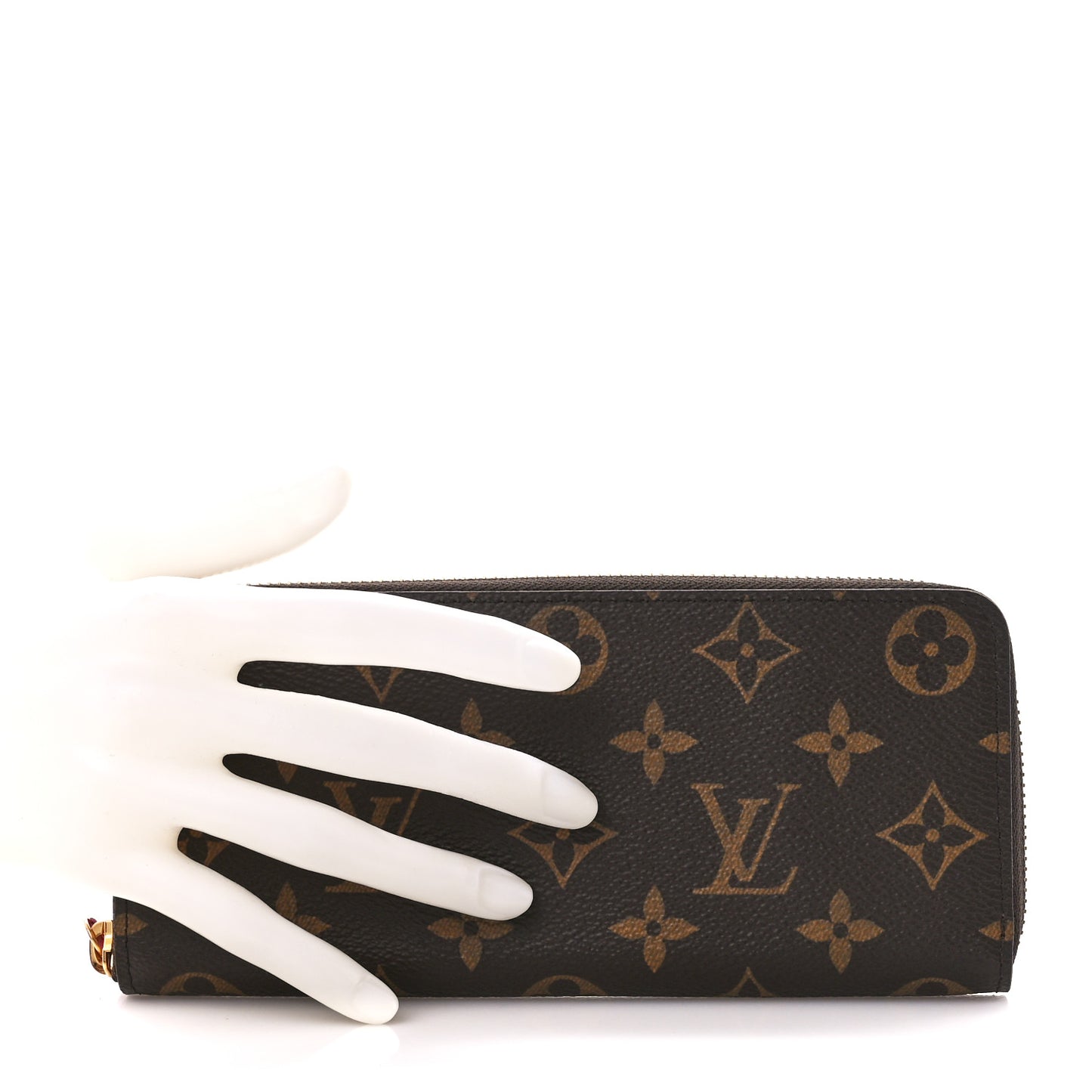 Monogram Clemence Wallet Fuchsia