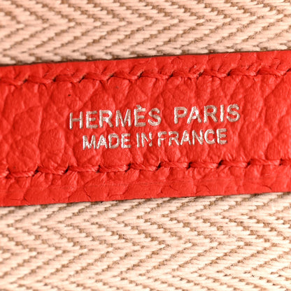 Hermes Vache Country Garden Party TPM 30 Rouge Tomate 6 of 13