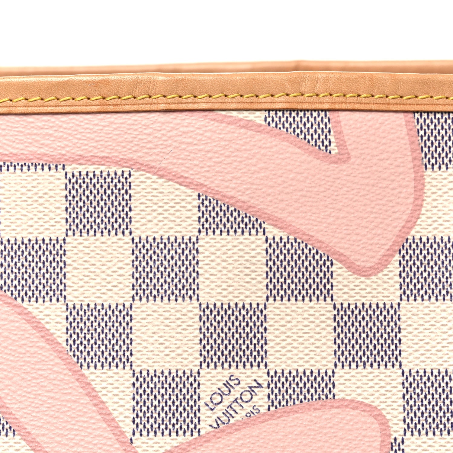 Louis Vuitton Damier Azur Tahitienne Neverfull MM 9 of 11