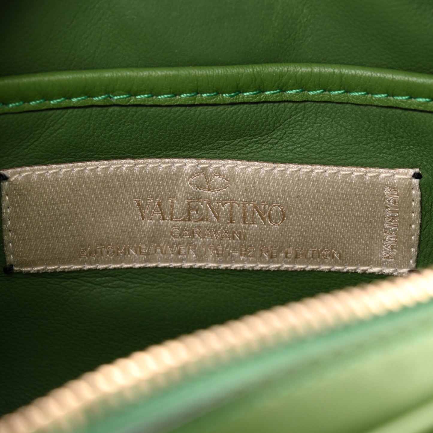 Vitello Small Logo Go Crossbody Bag Clover