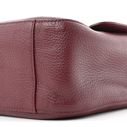Chanel Grained Calfskin Small Souplissimo Maxi Flap Burgundy 10 of 10