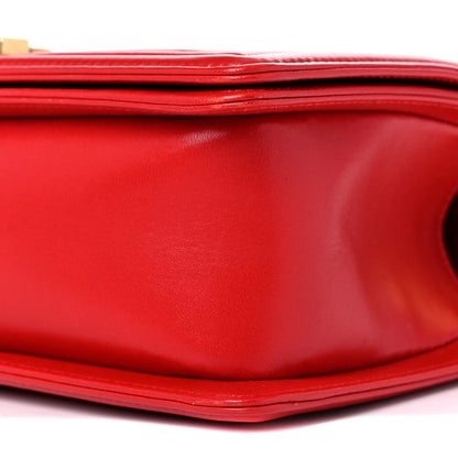 Chanel Lambskin Quilted Medium Boy Flap Red 9 of 12