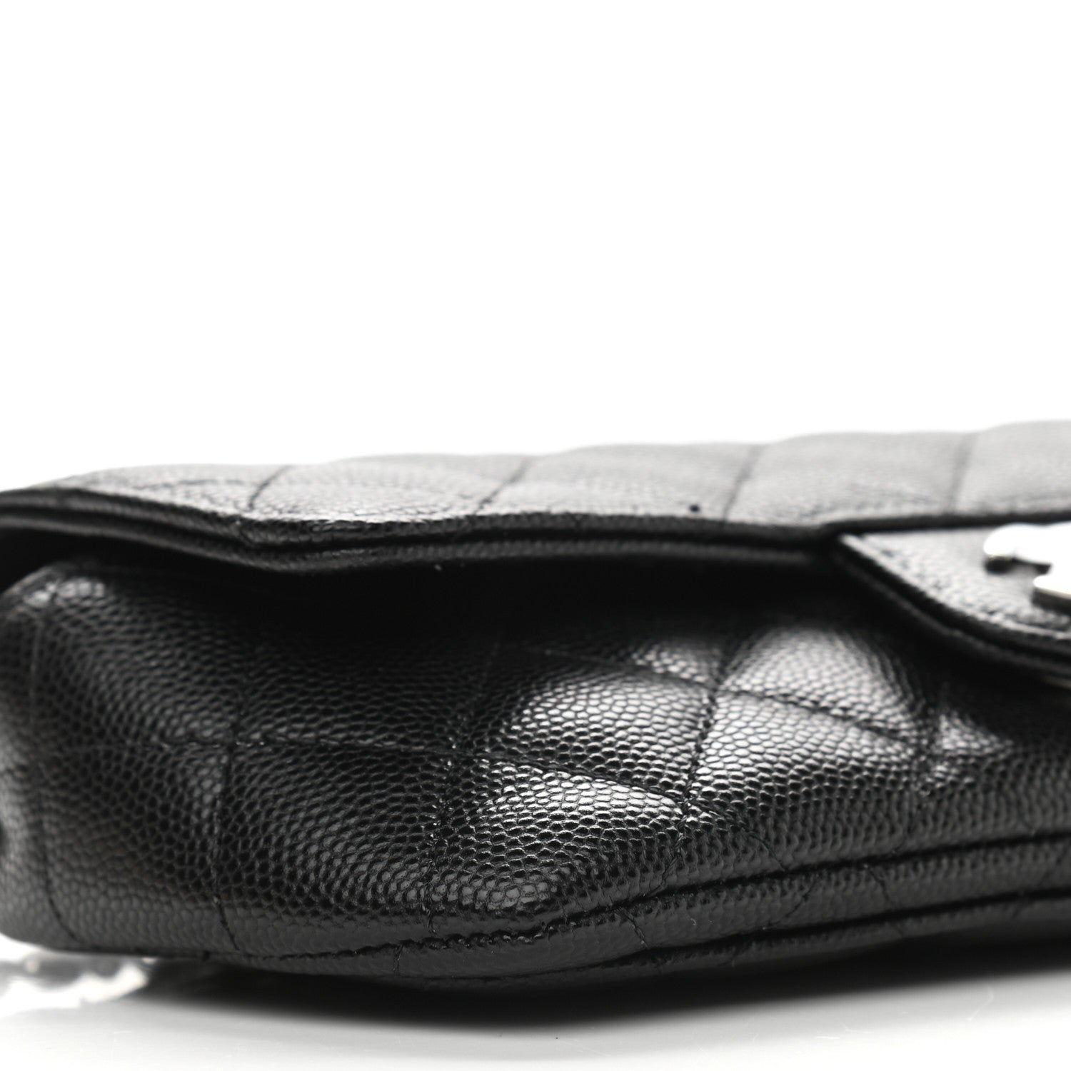 Chanel Caviar Quilted Glasses Case With Chain Black 9 of 10