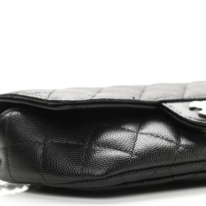 Chanel Caviar Quilted Glasses Case With Chain Black 9 of 10