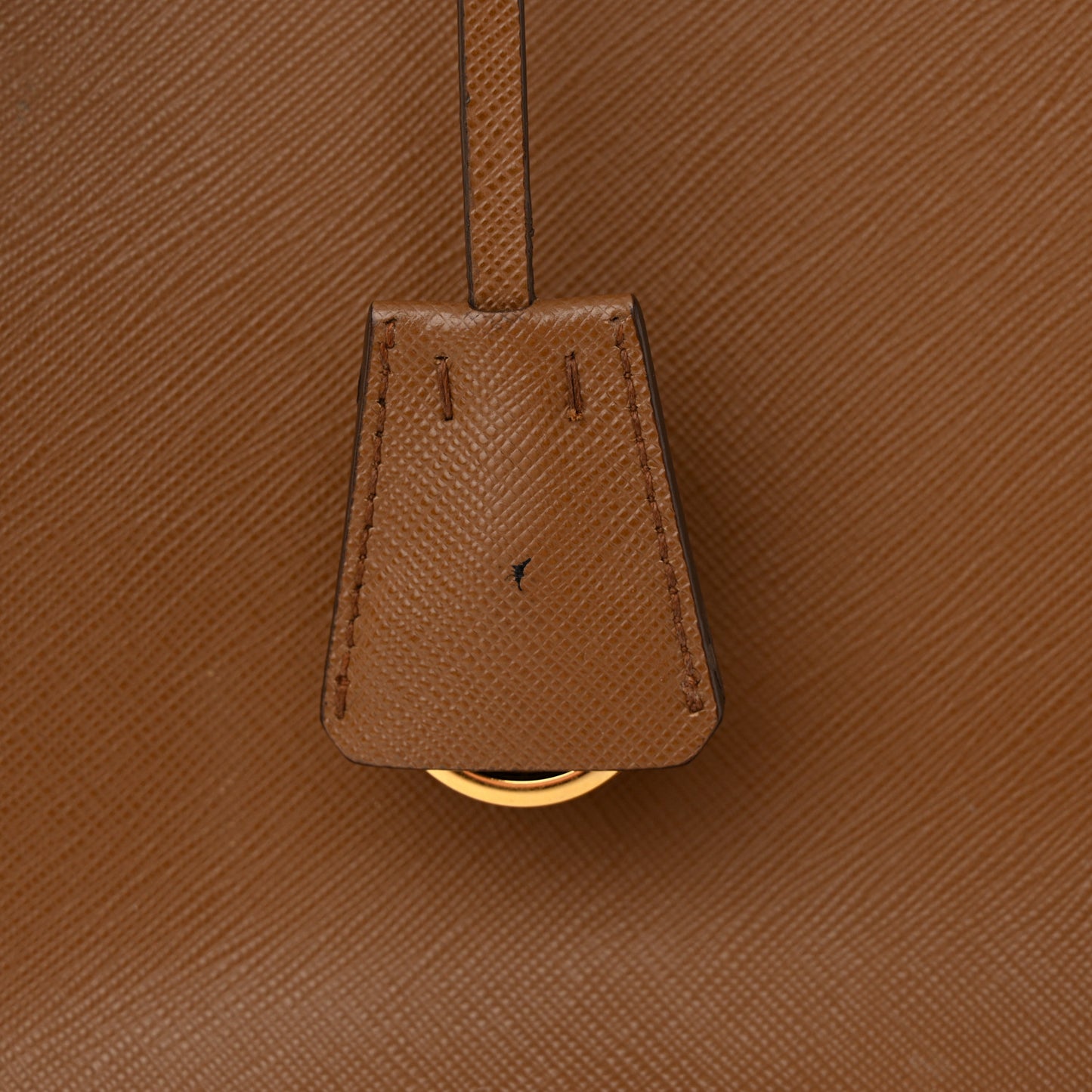 Saffiano Large Galleria Double Zip Tote Cannella