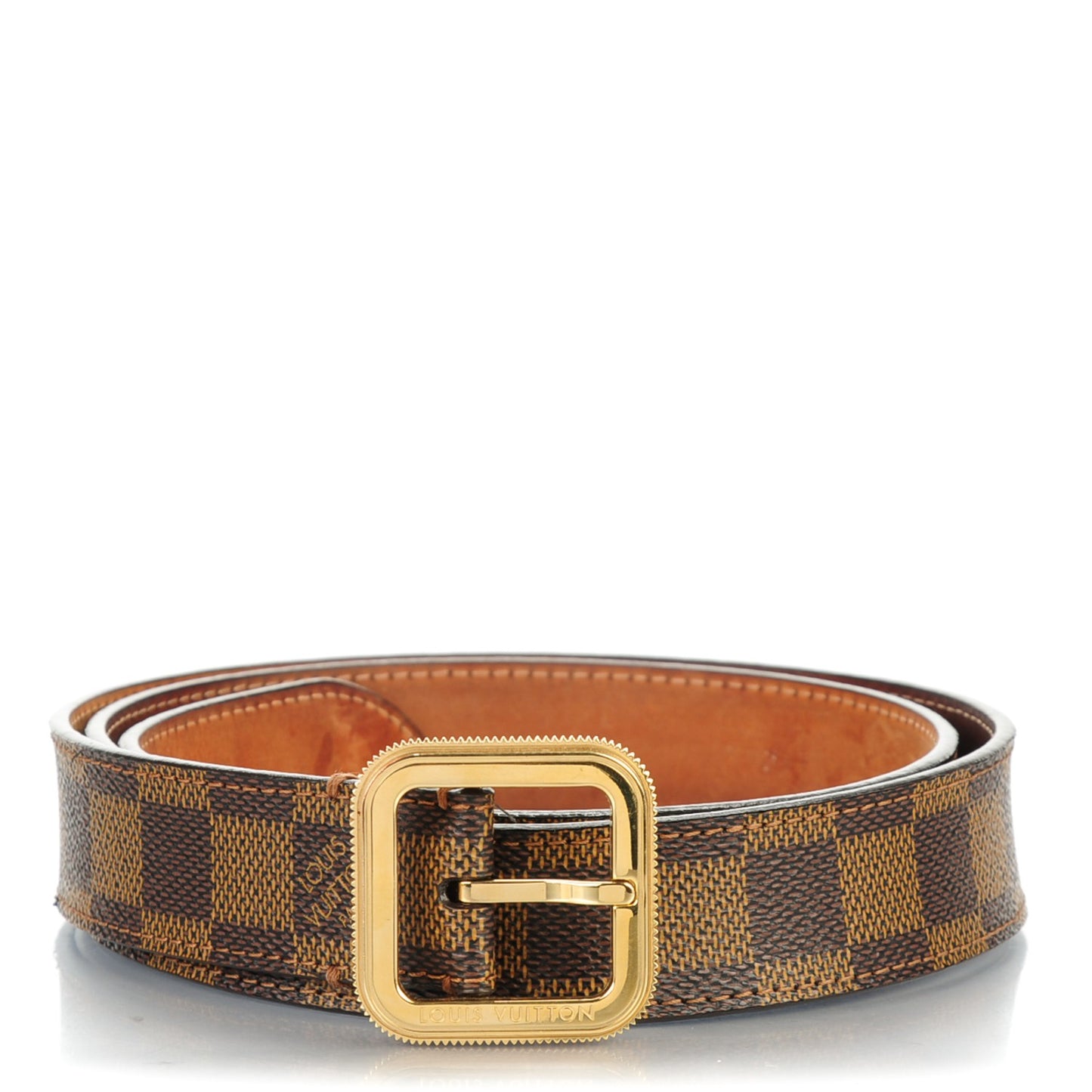 Damier Ebene Tresor Belt 95 38