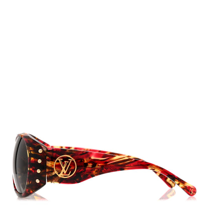 Louis Vuitton Acetate Studded Sunglasses Z1035U Dark Tortoise 3 of 8