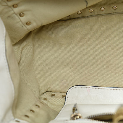 Valentino Garavani Vitello Small Rockstud Tote Ivory 13 of 35