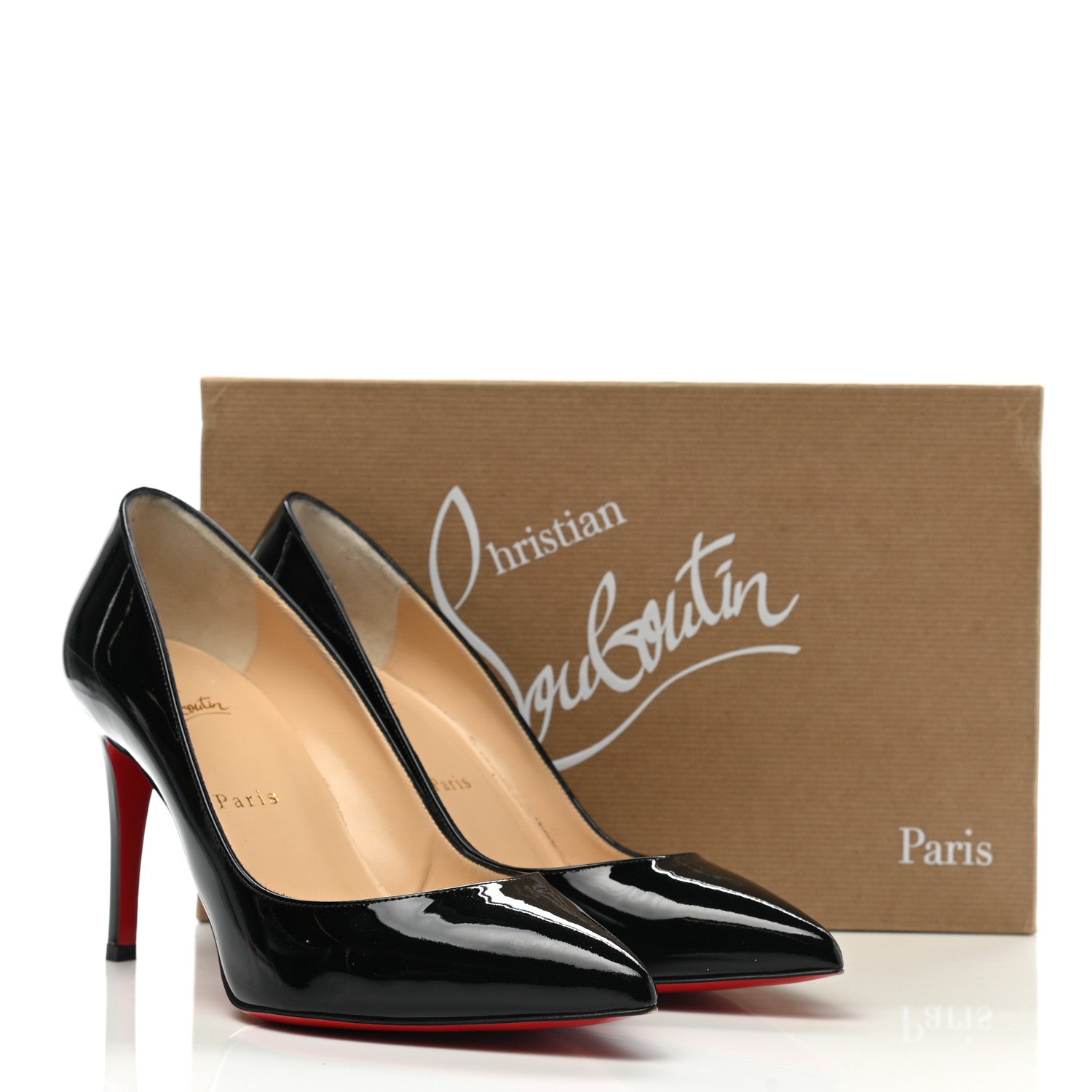 Christian Louboutin Patent Pigalle 85 Pumps 39 Black 10 of 10