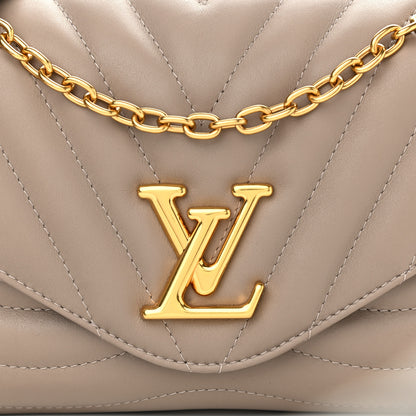 Louis Vuitton Calfskin LV New Wave Chain Bag Taupe 8 of 9
