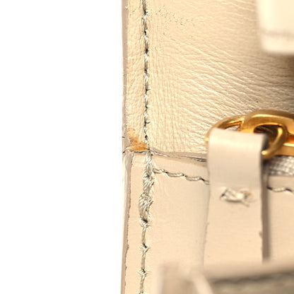 Celine Box Calfskin Medium Classic Box Flap Bag Powder 13 of 13