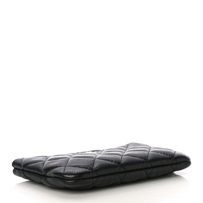 Chanel Caviar Quilted Small Cosmetic Case Black 4 of 12