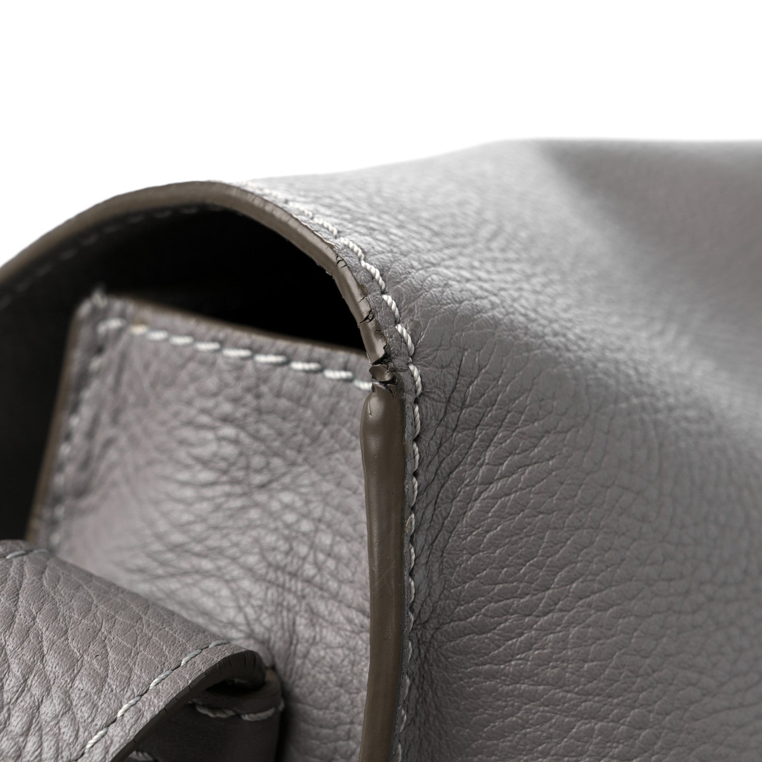 Chloe Calfskin Medium Marcie Round Crossbody Bag Cashmere Grey 11 of 11
